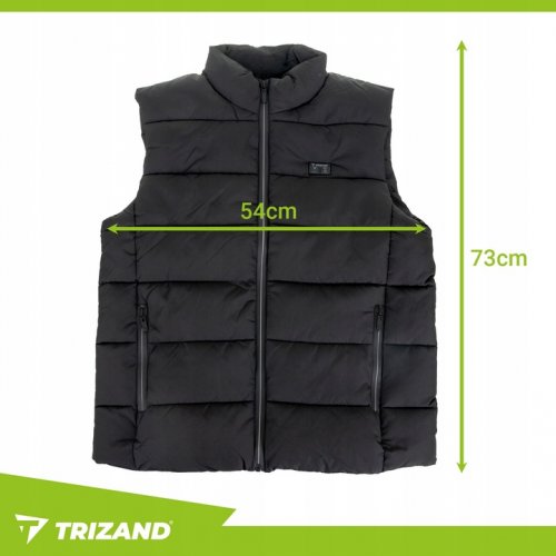 Trizand 26540 Elektricky vyhrievaná unisex vesta, veľkosť M, čierna