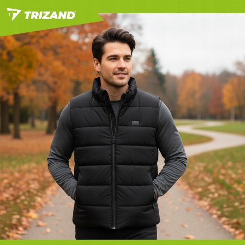 Trizand 26540 Elektricky vyhrievaná unisex vesta, veľkosť M, čierna