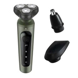 APT DA235A Zastřihovač vlasů a vousů 3 v 1, zelený