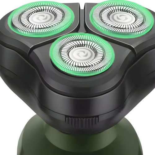 APT DA235A Zastřihovač vlasů a vousů 3 v 1, zelený