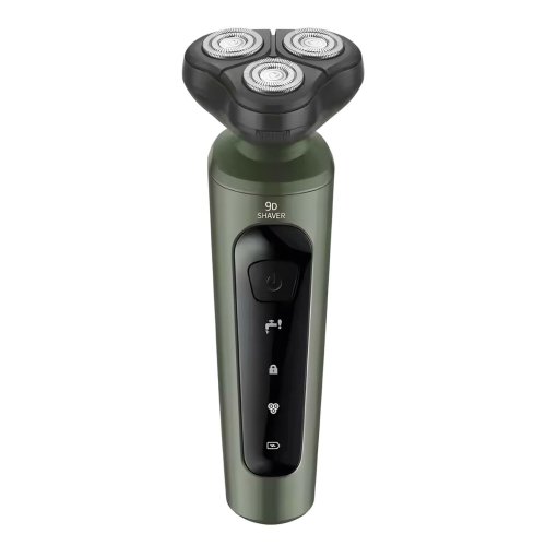 APT DA235A Zastřihovač vlasů a vousů 3 v 1, zelený