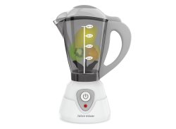 MalPlay Detský mixér s ovocím a svetelnými efektmi 23 cm, biely