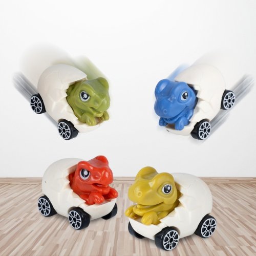 MalPlay Dinosauří vajíčko se závodní dráhou s katapultem, 2 v 1