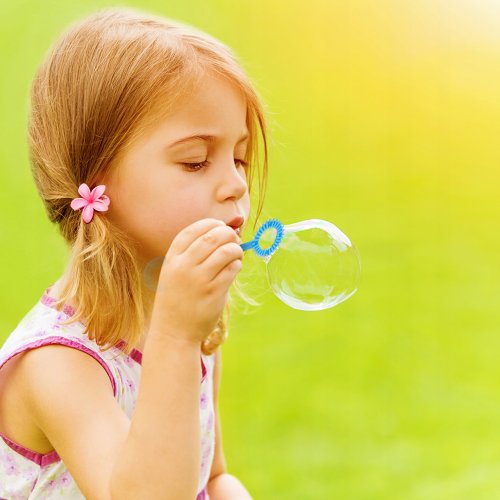 MalPlay Bublifuková sekačka Double Bubble, modrá