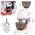 MalPlay Dětský kuchyňský mixér na baterie se světlem a zvukem, bílý