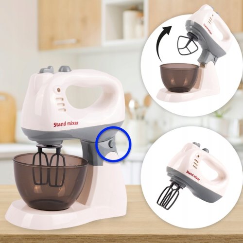 MalPlay Dětský kuchyňský mixér na baterie se světlem a zvukem, bílý