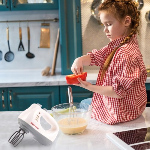 MalPlay Dětský kuchyňský mixér na baterie se světlem a zvukem, bílý