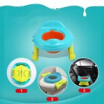 Prenosný nočník MalPlay Tourist, nástavec na WC a misa 3 v 1