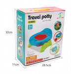 Prenosný nočník MalPlay Tourist, nástavec na WC a misa 3 v 1