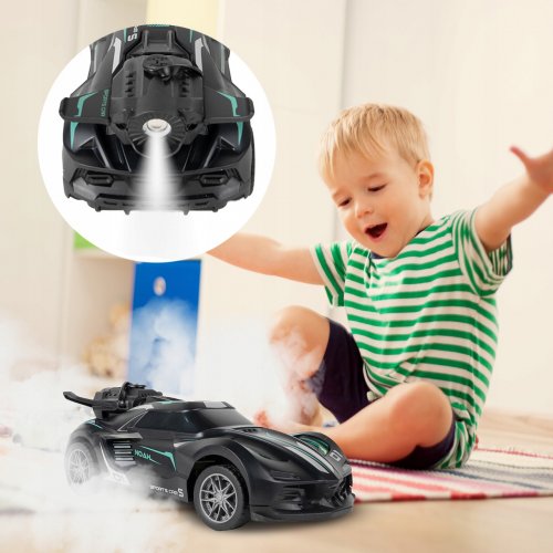 MalPlay RC Road Master 1:20 s dymovým efektom a LED svetlami, čierny