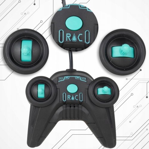 MalPlay RC Road Master 1:20 s dymovým efektom a LED svetlami, čierny