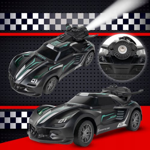 MalPlay RC Road Master 1:20 s dymovým efektom a LED svetlami, čierny