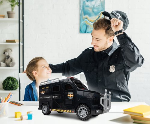 MalPlay Detská pokladnička do auta na ukladanie peňazí pomocou hesla a odtlačku prsta