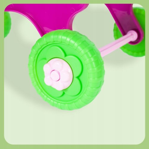 MalPlay Detský vozík na potraviny, ružový