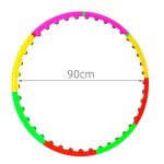 ISO 251 Masážní obruč Hula hoop 