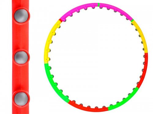 ISO 251 Masážní obruč Hula hoop 