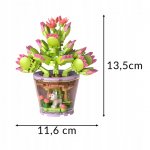 Kruzzel 26459 Kreativní 3D stavebnice Bonsai Květina – 172 dílků