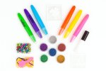 MalPlay Dětské tetování a malování vlasů Tattoo Hair Chalk
