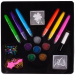 MalPlay Dětské tetování a malování vlasů Tattoo Hair Chalk