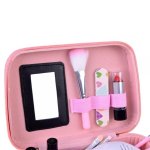 MalPlay Detský make-up v puzdre s lampou na nechty