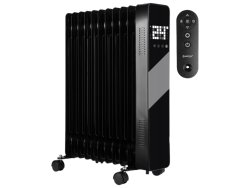 MalTec Olejový radiátor s WiFi, ProOil 2500 W, 11 žeber, černý