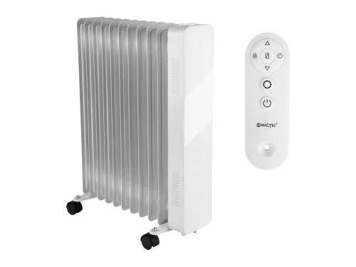 MalTec Olejový radiátor s WiFi, ProOil 2500 W, 11 žeber, bílý
