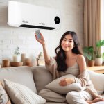 MalTec PT3800Wt Nástenný teplovzdušný ventilátor, 2000 W, biely