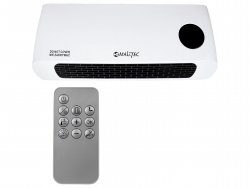 MalTec PT3800Wt Nástěnný teplovzdušný ventilátor, 2000 W, bílá   