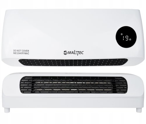 MalTec PT3800Wt Nástenný teplovzdušný ventilátor, 2000 W, biely