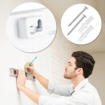 MalTec PT4000Wt Nástěnný teplovzdušný ventilátor, 2000 W, bílá   