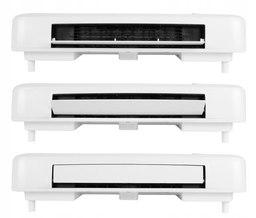 MalTec PT4000Wt Nástěnný teplovzdušný ventilátor, 2000 W, bílá   