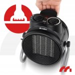 MalTec Teplovzdušný ventilátor PTC Inferno 4000, 2 kW, čierny