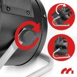 MalTec Teplovzdušný ventilátor PTC Inferno 4000, 2 kW, čierny