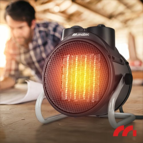 MalTec Teplovzdušný ventilátor PTC Inferno 4000, 2 kW, čierny