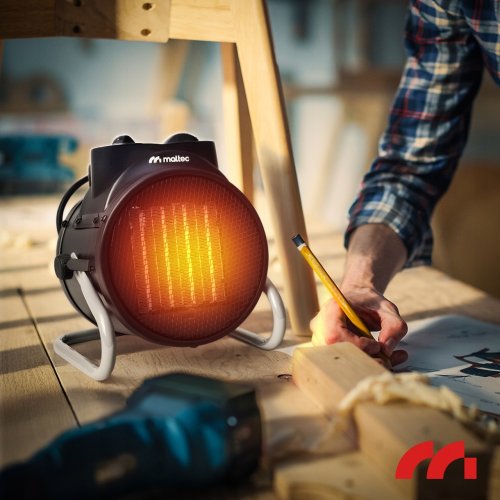 MalTec Teplovzdušný ventilátor PTC Inferno 4000, 2 kW, čierny