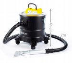 MalTec ML1800-ASH Průmyslový vysavač popela s HEPA filtrem, 18L
