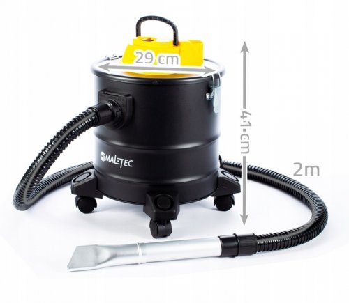 MalTec ML1800-ASH Průmyslový vysavač popela s HEPA filtrem, 18L