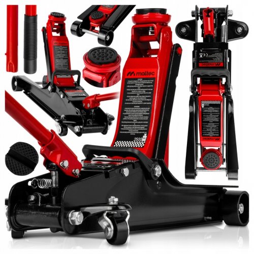 MalTec Hydraulický nízkoprofilový zvedák (hever) 385mm, 2,5T