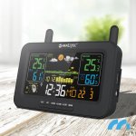 MalTec Meteorologická stanice s barevným displejem, černá 