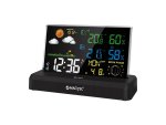 MalTec Meteostanica s farebným displejom, bezdrôtová, čierna