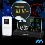 MalTec Meteostanica s farebným displejom, bezdrôtová, čierna