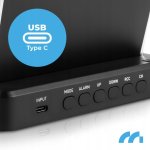 MalTec Meteostanica s farebným displejom, bezdrôtová, čierna