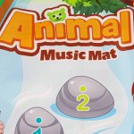 KIK KX2932 Zvieracia hudobná podložka Animal Music Mat 80 x 50 cm