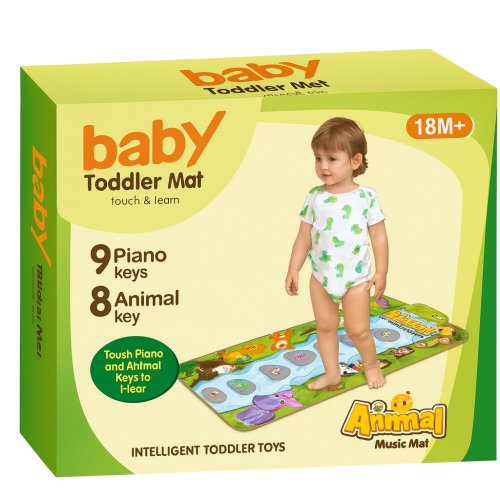 KIK KX2932 Zvieracia hudobná podložka Animal Music Mat 80 x 50 cm