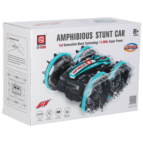 KIK KX2924 Obojživelné RC auto ovládané gestami Amphibious 1 : 16, 4x4, 360°, 2,4 GHz, 3,7 V