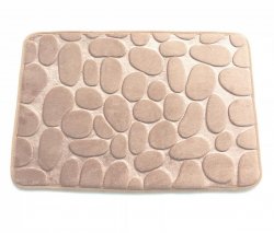 APT AG491A Koupelnová předložka 60x40cm 3D béžová