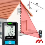 MalTec Laserový měřič vzdálenosti 50 m, černý
