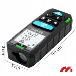MalTec Laserový měřič vzdálenosti 50 m, černý