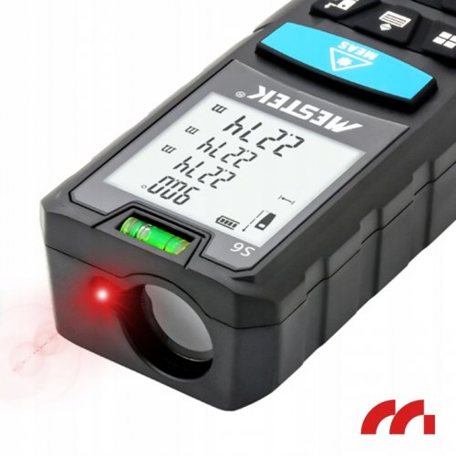 MalTec Laserový měřič vzdálenosti 50 m, černý