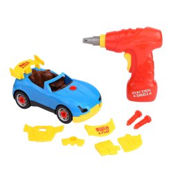 KIK KX2931 AUTO Šroubovací stavebnice se zvukovými a světelnými efekty